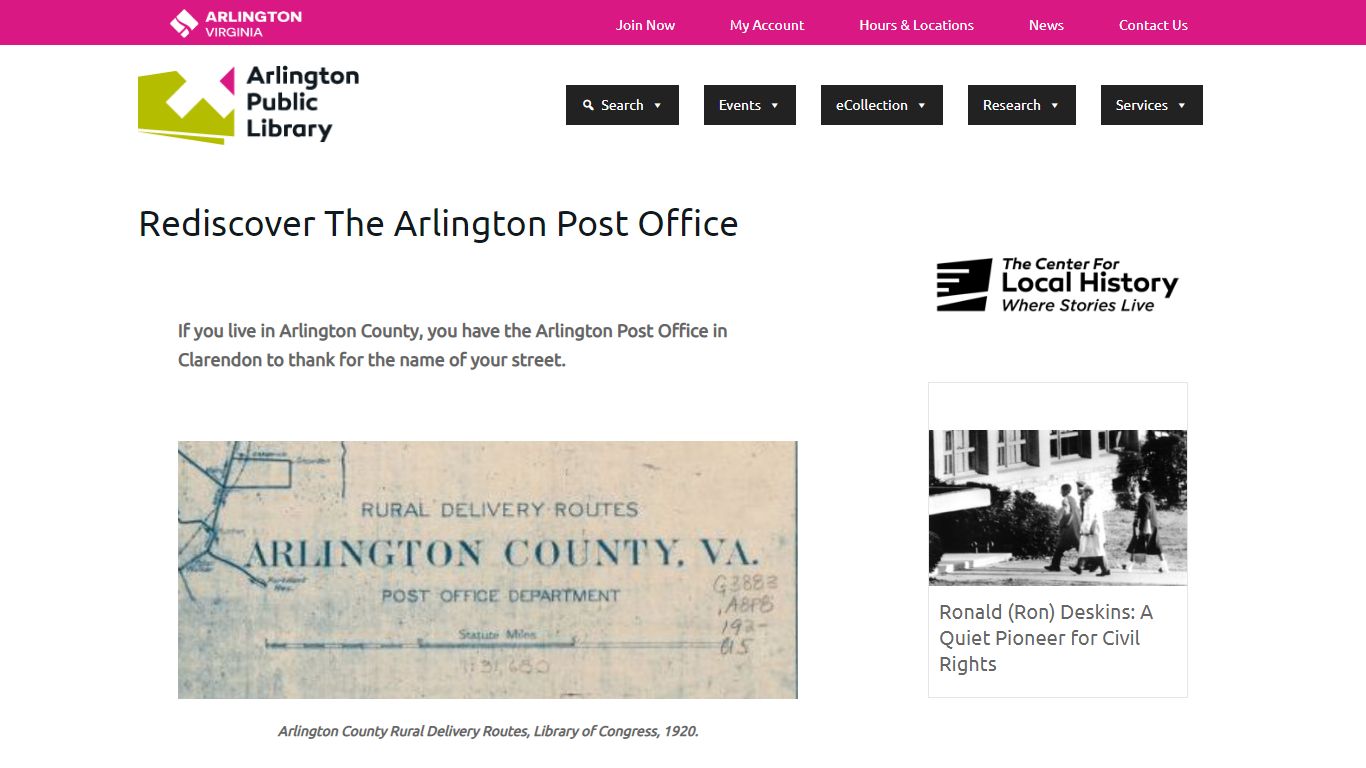 Rediscover The Arlington Post Office - Arlington County, Virginia